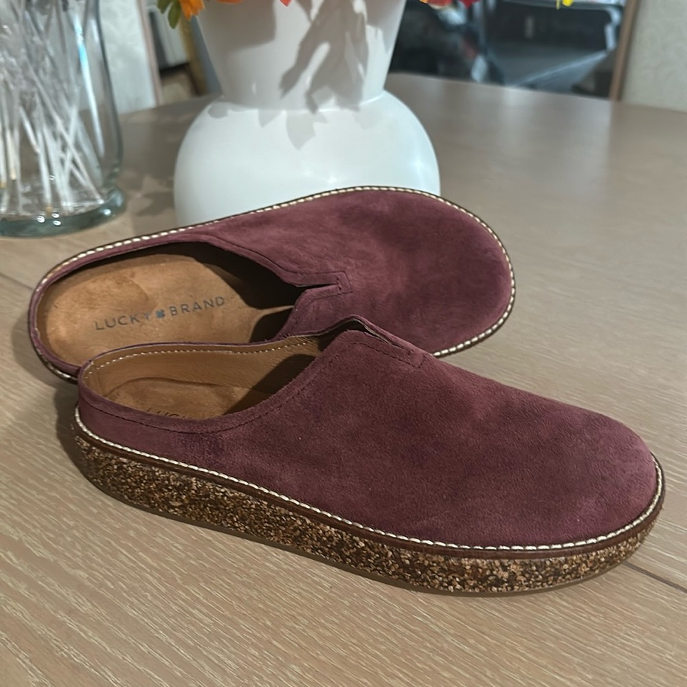💥 New💥 lucky brand Tamala leather clogs